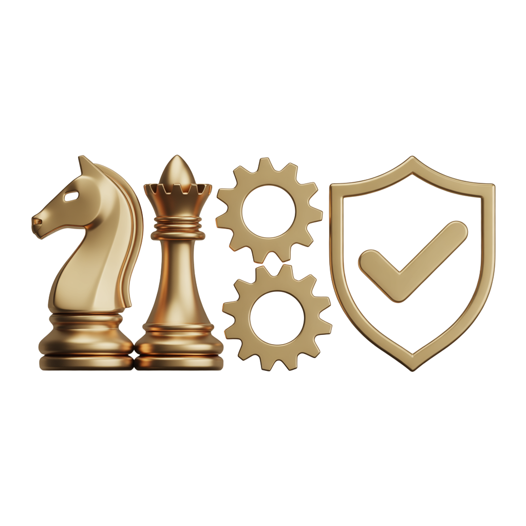 Gold strategy illustration representing tax resolution planning